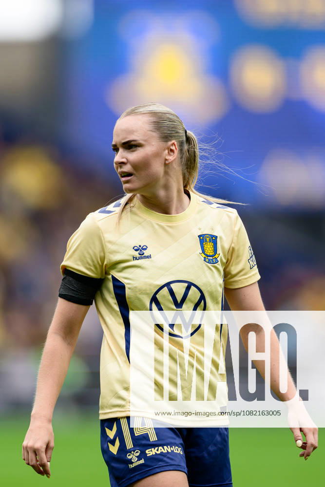 Broendby IF v FC Copenhagen, A-Liga football, Broendby, Denmark Broendby, Denmark. 29th, August 2026. Hafrun Halldorsdottir (14) of Broendby IF seen during the A-Liga match between and Broendby IF and FC Copenhagen at Brondby Stadion in Brondby. Denmark, Brondby, Brondby Stadion