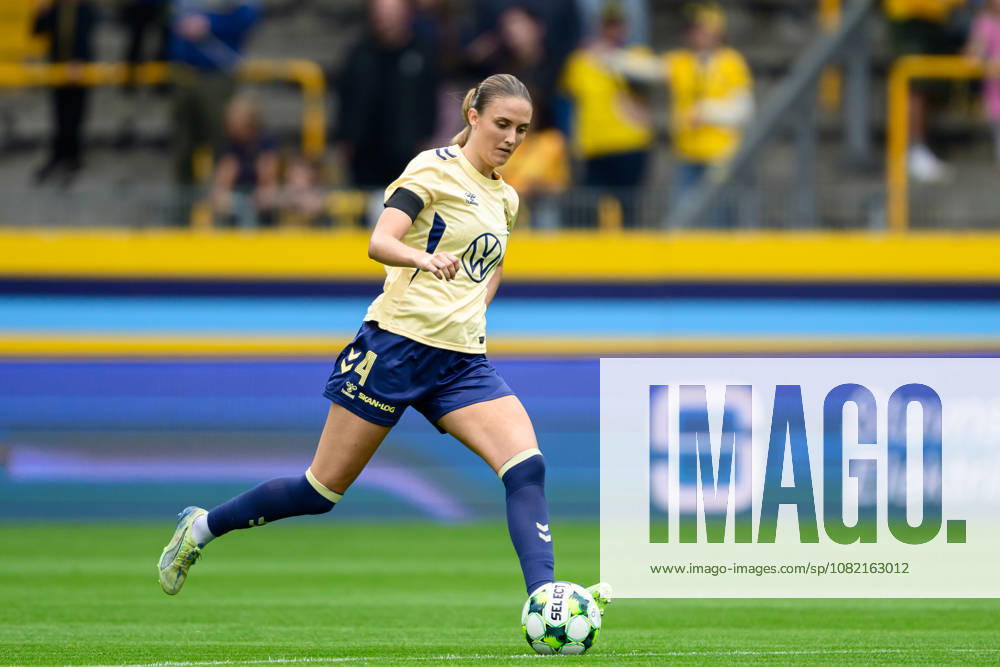 Broendby IF v FC Copenhagen, A-Liga football, Broendby, Denmark Broendby, Denmark. 29th, August 2026. Julie Madsen (4) of Broendby IF seen during the A-Liga match between and Broendby IF and FC Copenhagen at Brondby Stadion in Brondby. Denmark, Brondby, Brondby Stadion