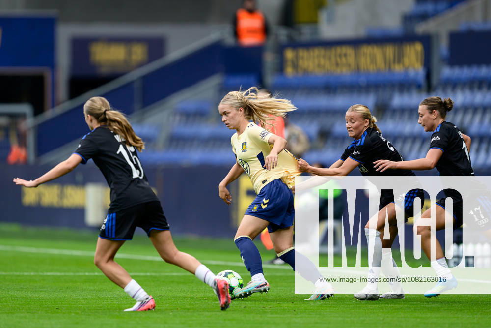 Broendby IF v FC Copenhagen, A-Liga football, Broendby, Denmark Broendby, Denmark. 29th, August 2026. Evelina Thygesen of Broendby IF seen during the A-Liga match between and Broendby IF and FC Copenhagen at Brondby Stadion in Brondby. Denmark, Brondby, Brondby Stadion