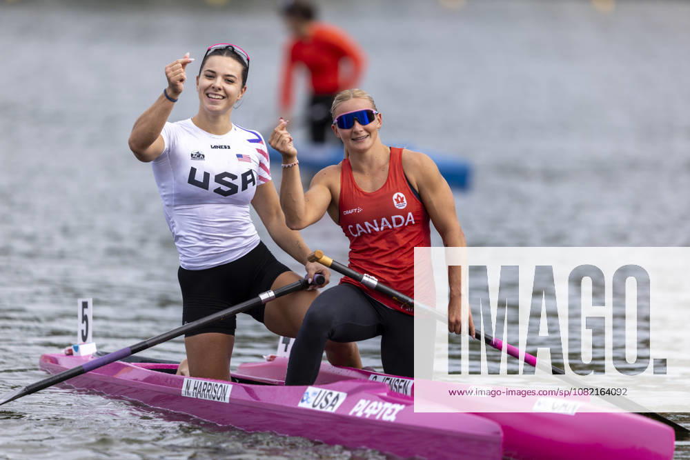 ICF Canoe Sprint and Paracanoe World Championships Nevin Harrison, Sophia Jensen during C1 women 200m -Final A at the ICF Canoe Sprint and Paracanoe World Championships 2026 in Poznan,Poland on August 30, 2026 Poznan Poland