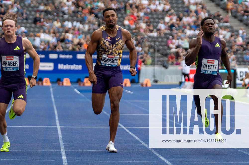 German Track and Field, Track and Field Meet, ISTAF 2026 Sports Festival on August 30, 2026, at the Olympic Stadium in Berlin; ISTAF Triathlon: Men s 100-meter dash, Leo Neugebauer, Germany