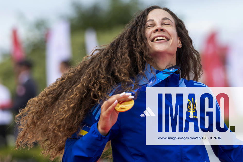ICF Canoe Sprint and Paracanoe World Championships Liudmyla Luzan at the medal ceremony during the 2026 ICF World Championships in Canoe Sprint and Para-canoe in PoznaÅ , Poland, on 30 August 2026. Poznan Poland