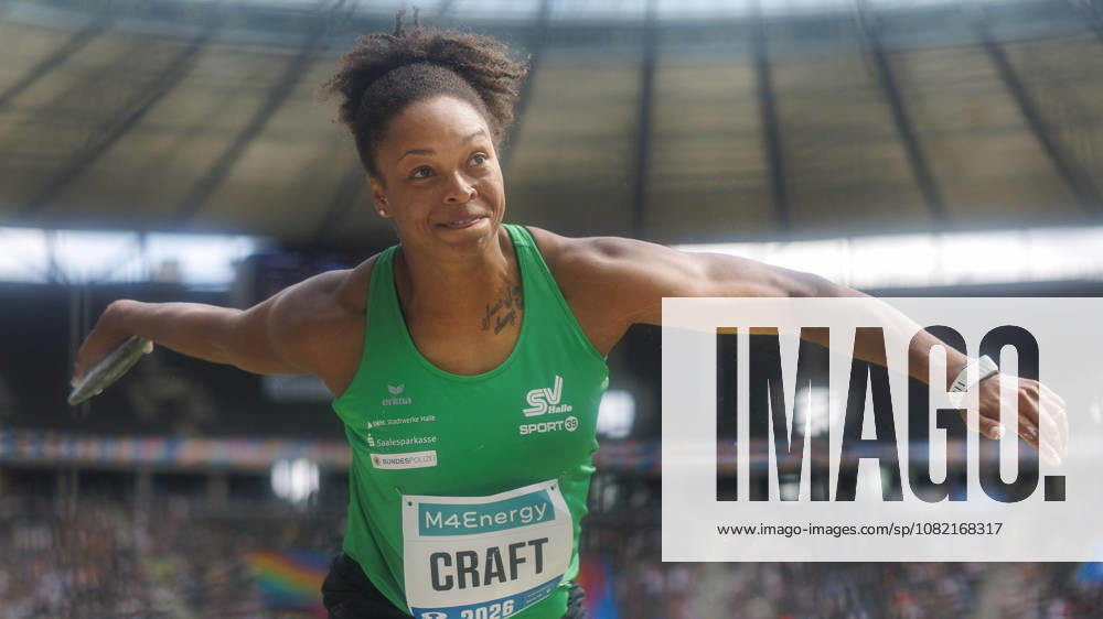Shanice CRAFT (GER Germany) competing in the women’s discus throw during the ISTAF at Olympic Stadium on August 30, 2026 in Berlin, Germany. Germany