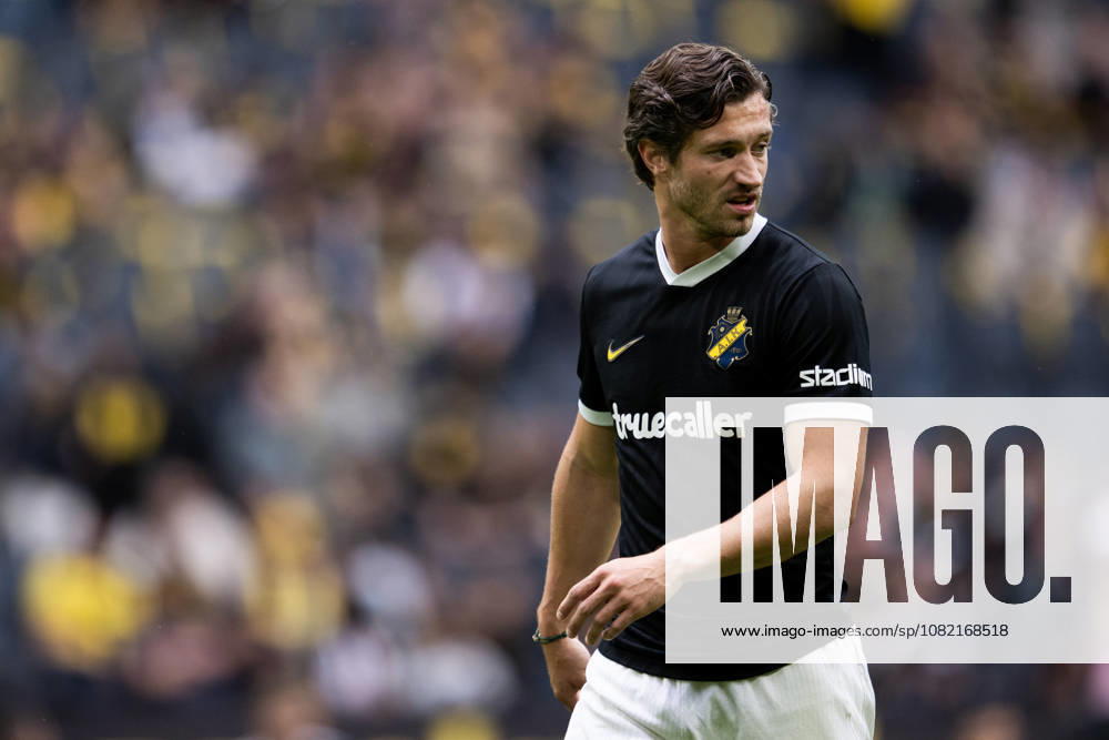 AIK s Hervé Matthys ahead of the Allsvenskan soccer match between AIK and Hammarby on August 30, 2026, in Stockholm