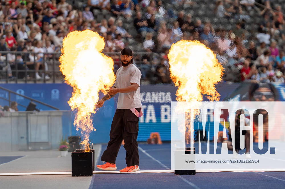 German Track and Field, Track and Field Meet, ISTAF 2026 Sports Festival on August 30, 2026, at the Olympic Stadium in Berlin; Men s Pole Vault Heats: Bo Kanda, Lita Baehre, Germany