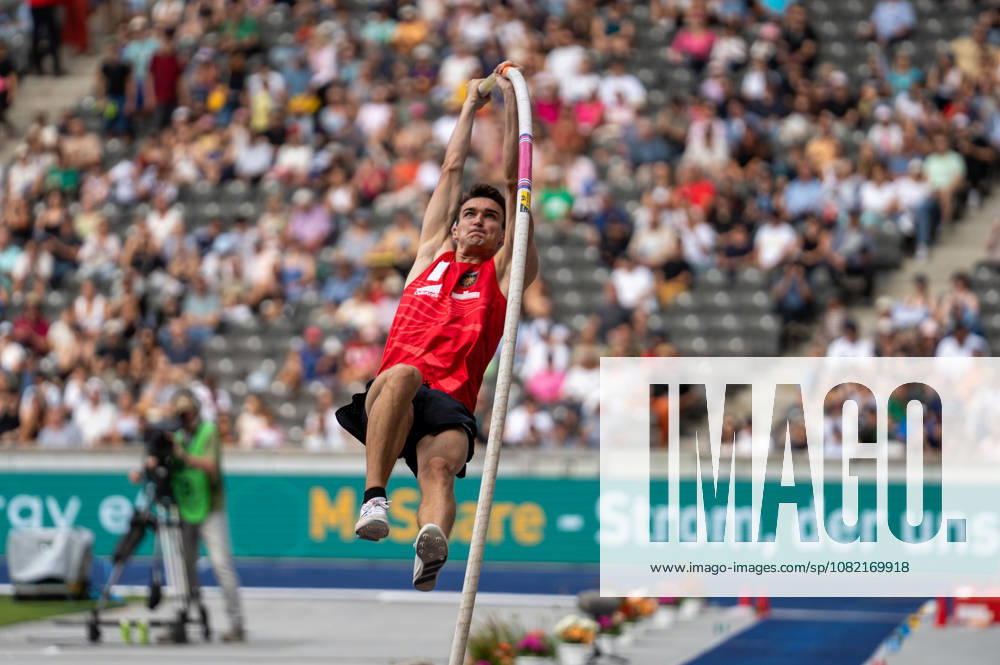 German Track and Field, Track and Field Meet, ISTAF 2026 Sports Festival on August 30, 2026, at the Olympic Stadium in Berlin; Men s Pole Vault: Gillian Ladwig, Germany