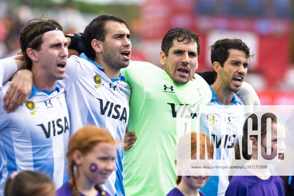 Wavre, 30-08-2026, , FIH Hockey World Cup 2026 Men, 2026. Thomas Santiago during national anthem before the game Netherlands - Argentina (men). Netherlands - Argentina (men) x206243429x