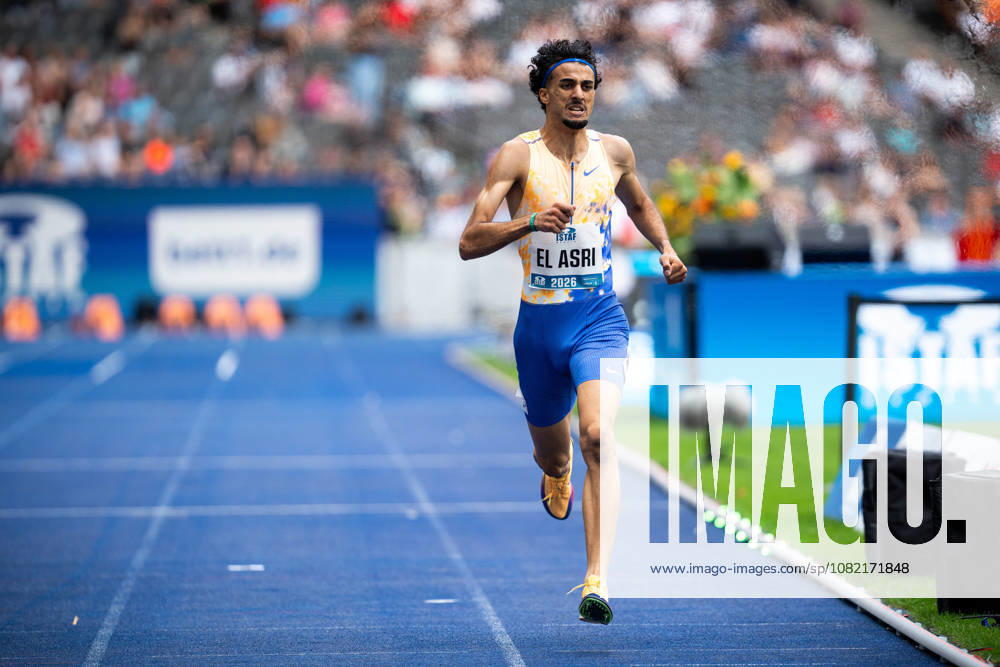 Bakr EL ASRI (ESP, Spain) competing in the Rudi-Tiel-Mile Men U20, during the ISTAF at Olympic Stadium on August 30, 2026 in Berlin, Germany.