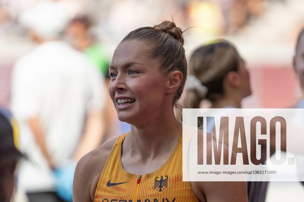 German Track and Field, Track and Field Meet, ISTAF 2026 Sports Festival on August 30, 2026, at the Olympic Stadium in Berlin, 4 x 100-meter mixed relay, anchor runner Gina Lückenkemper