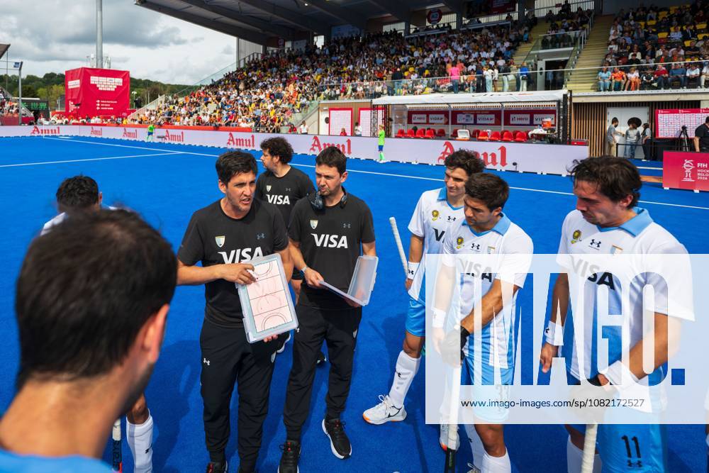 Wavre, 30-08-2026, , FIH Hockey World Cup 2026 Men, 2026. Lucas Rey giving instructions during Q1 in the game Netherlands - Argentina (men). Netherlands - Argentina (men) x206244177x