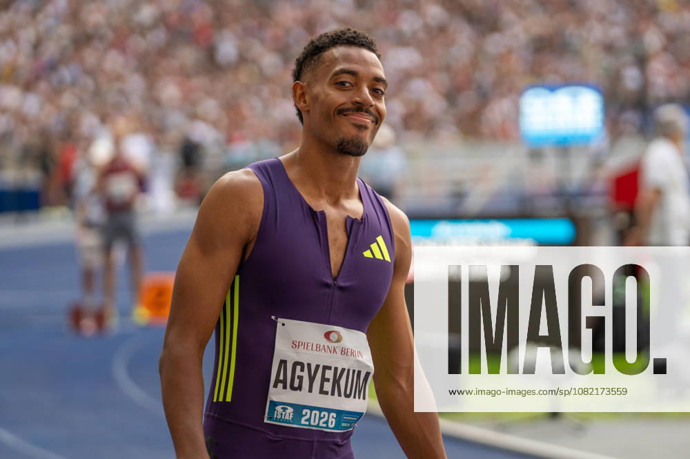 German Track and Field, Track and Field Meet, ISTAF 2026 Sports Festival on August 30, 2026, at the Olympic Stadium in Berlin, 400-meter hurdles, Emil Agyekum, Germany