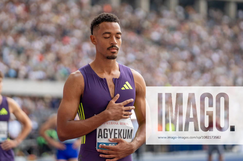 German Track and Field, Track and Field Meet, ISTAF 2026 Sports Festival on August 30, 2026, at the Olympic Stadium in Berlin, 400-meter hurdles, Emil Agyekum, Germany