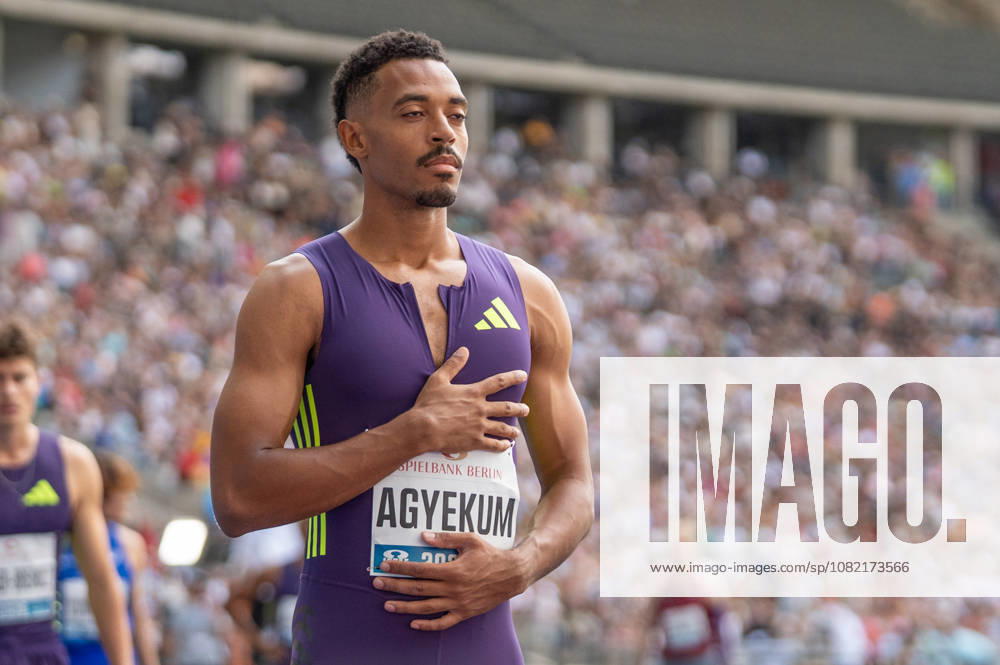 German Track and Field, Track and Field Meet, ISTAF 2026 Sports Festival on August 30, 2026, at the Olympic Stadium in Berlin, 400-meter hurdles, Emil Agyekum, Germany
