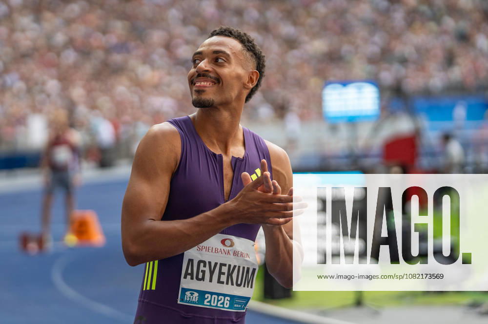 German Track and Field, Track and Field Meet, ISTAF 2026 Sports Festival on August 30, 2026, at the Olympic Stadium in Berlin, 400-meter hurdles, Emil Agyekum, Germany