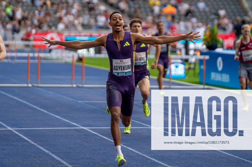 German Track and Field, Track and Field Meet, ISTAF 2026 Sports Festival on August 30, 2026, at the Olympic Stadium in Berlin, 400-meter hurdles, Emil Agyekum, Germany
