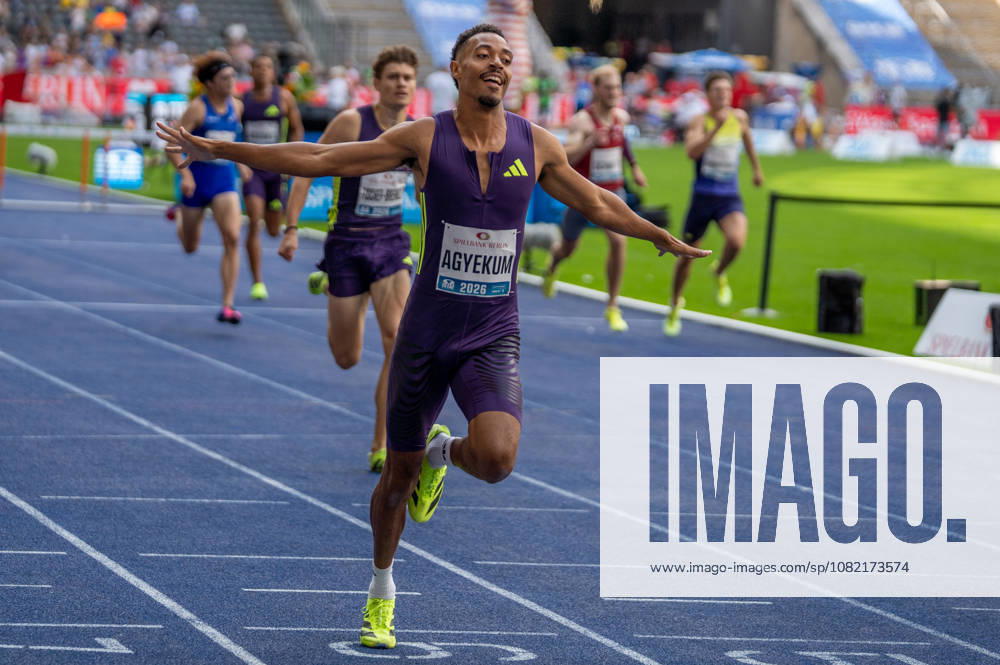 German Track and Field, Track and Field Meet, ISTAF 2026 Sports Festival on August 30, 2026, at the Olympic Stadium in Berlin, 400-meter hurdles, Emil Agyekum, Germany
