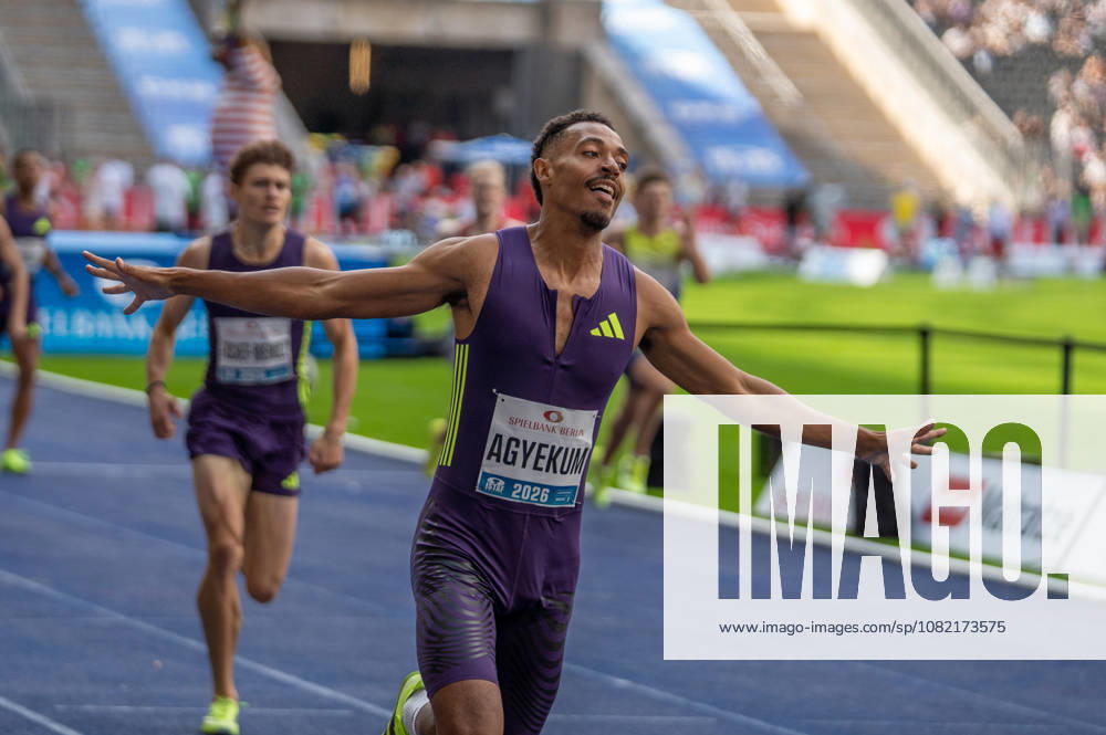 German Track and Field, Track and Field Meet, ISTAF 2026 Sports Festival on August 30, 2026, at the Olympic Stadium in Berlin, 400-meter hurdles, Emil Agyekum, Germany