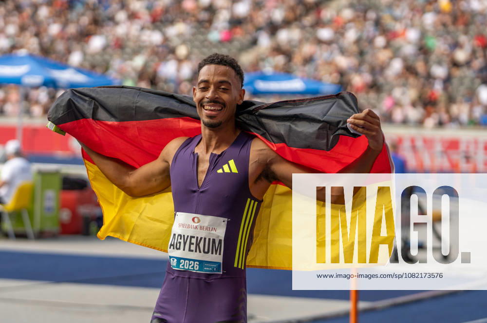 German Track and Field, Track and Field Meet, ISTAF 2026 Sports Festival on August 30, 2026, at the Olympic Stadium in Berlin, 400-meter hurdles, Emil Agyekum, Germany