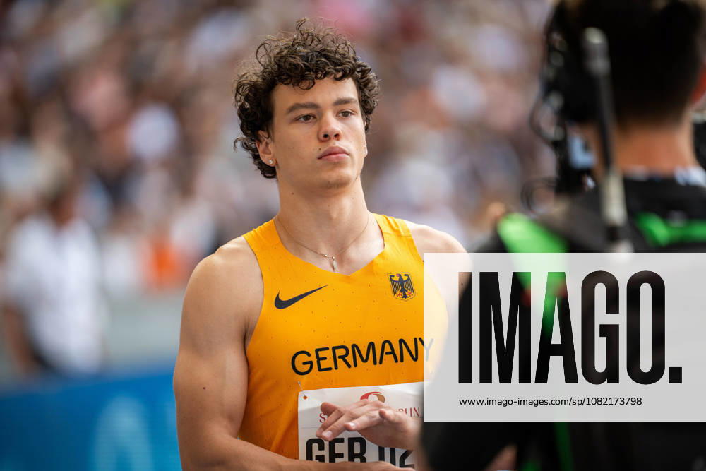 Lennox SCHMIDT (GER Germany) competing in the 4x100M Mixed Relay, during the ISTAF at Olympic Stadium on August 30, 2026 in Berlin, Germany.
