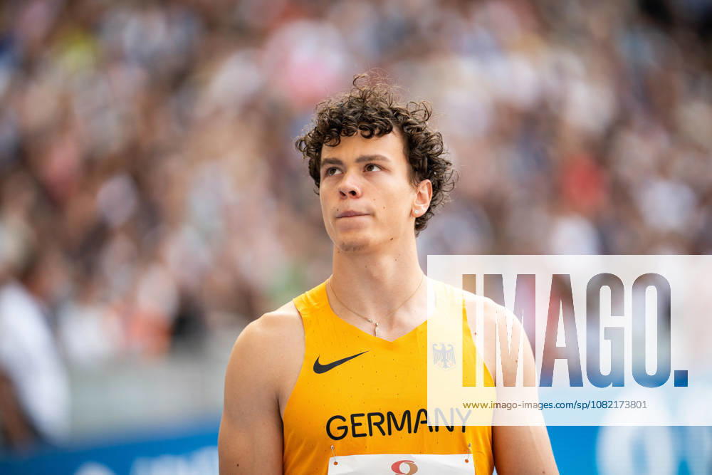 Lennox SCHMIDT (GER Germany) competing in the 4x100M Mixed Relay, during the ISTAF at Olympic Stadium on August 30, 2026 in Berlin, Germany.