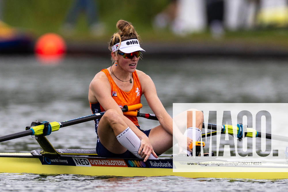 30 Aug 2026 World Rowing Championships AMSTERDAM, NETHERLANDS - AUGUST 30: Karolien Florijn of the Netherlands during 30 Aug 2026 World Rowing Championships at Bosbaan on August 30, 2026 in Amsterdam, Netherlands. Amsterdam Bosbaan Netherlands Content not available for redistribution in The Netherlands directly or indirectly through any third parties.