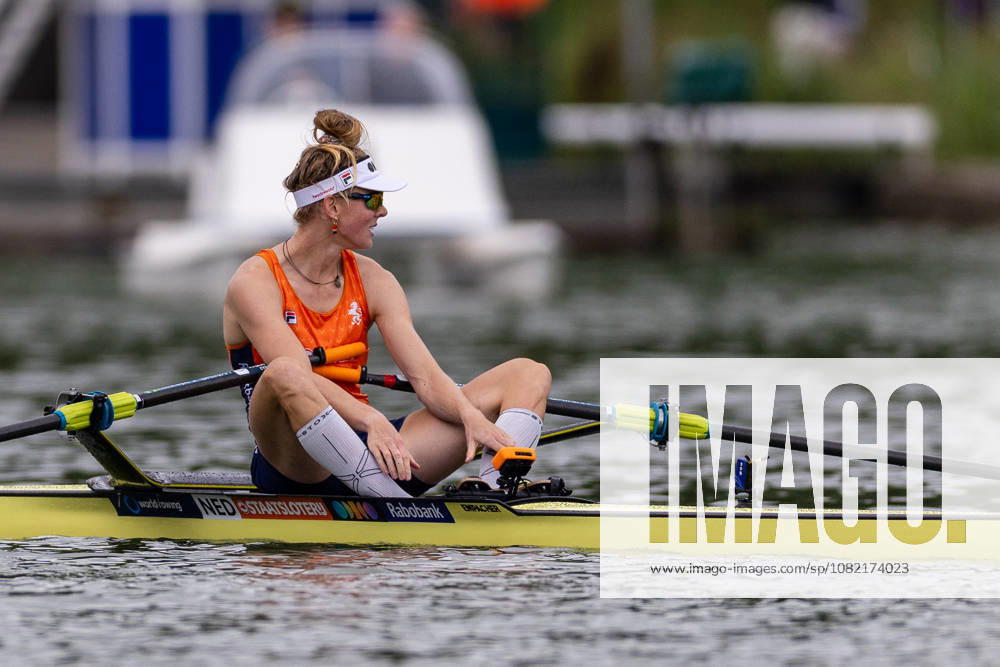 30 Aug 2026 World Rowing Championships AMSTERDAM, NETHERLANDS - AUGUST 30: Karolien Florijn of the Netherlands during 30 Aug 2026 World Rowing Championships at Bosbaan on August 30, 2026 in Amsterdam, Netherlands. Amsterdam Bosbaan Netherlands Content not available for redistribution in The Netherlands directly or indirectly through any third parties.