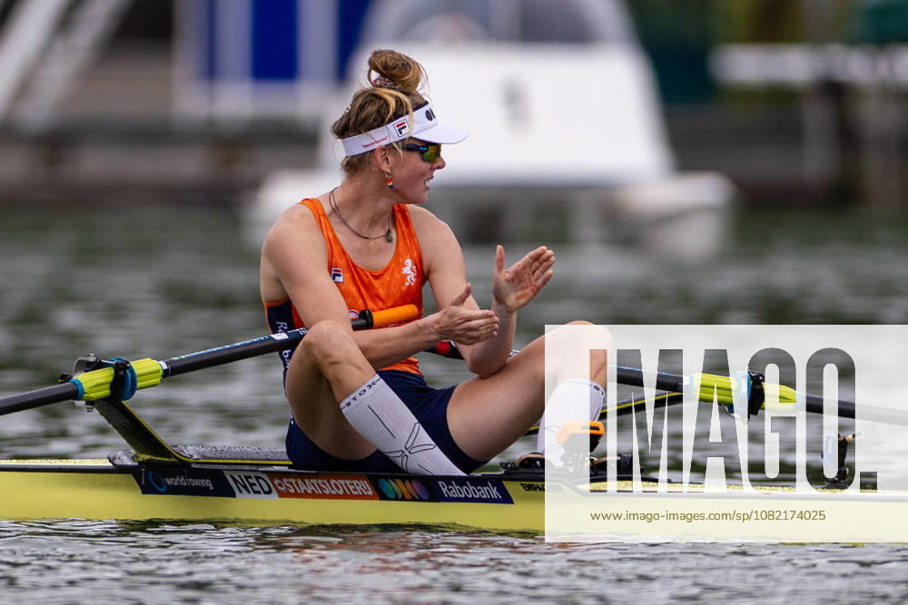 30 Aug 2026 World Rowing Championships AMSTERDAM, NETHERLANDS - AUGUST 30: Karolien Florijn of the Netherlands during 30 Aug 2026 World Rowing Championships at Bosbaan on August 30, 2026 in Amsterdam, Netherlands. Amsterdam Bosbaan Netherlands Content not available for redistribution in The Netherlands directly or indirectly through any third parties.