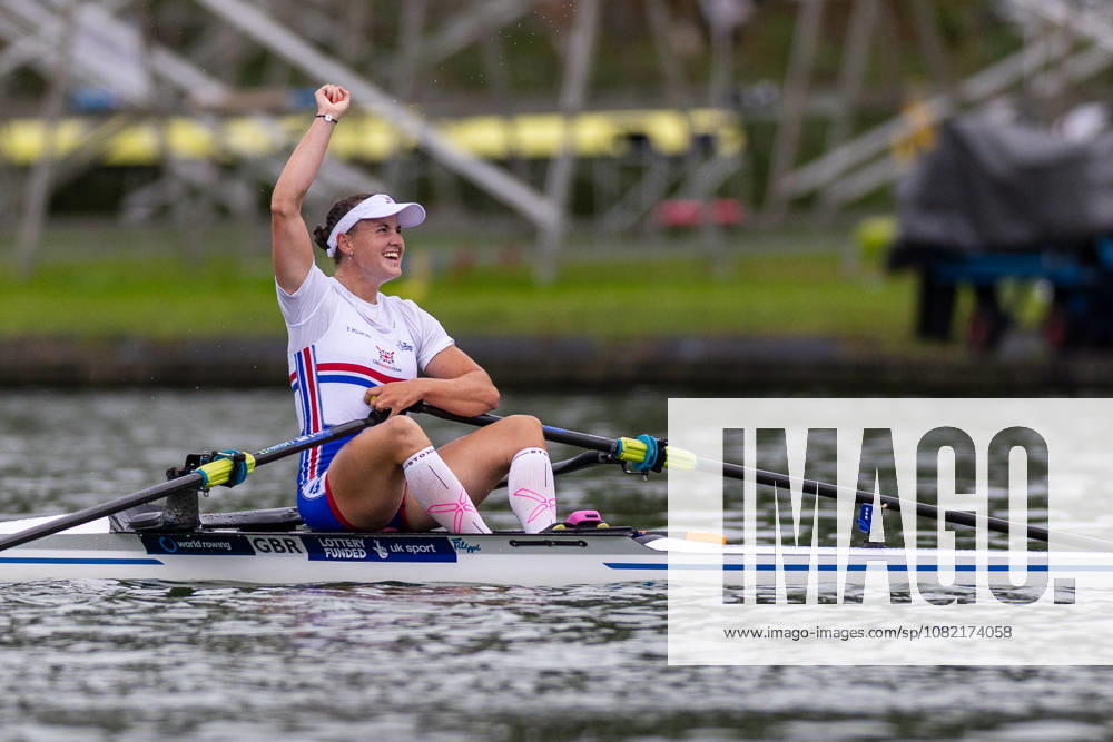 30 Aug 2026 World Rowing Championships AMSTERDAM, NETHERLANDS - AUGUST 30: Lauren Henry of Gret Brittain during 30 Aug 2026 World Rowing Championships at Bosbaan on August 30, 2026 in Amsterdam, Netherlands. Amsterdam Bosbaan Netherlands Content not available for redistribution in The Netherlands directly or indirectly through any third parties.