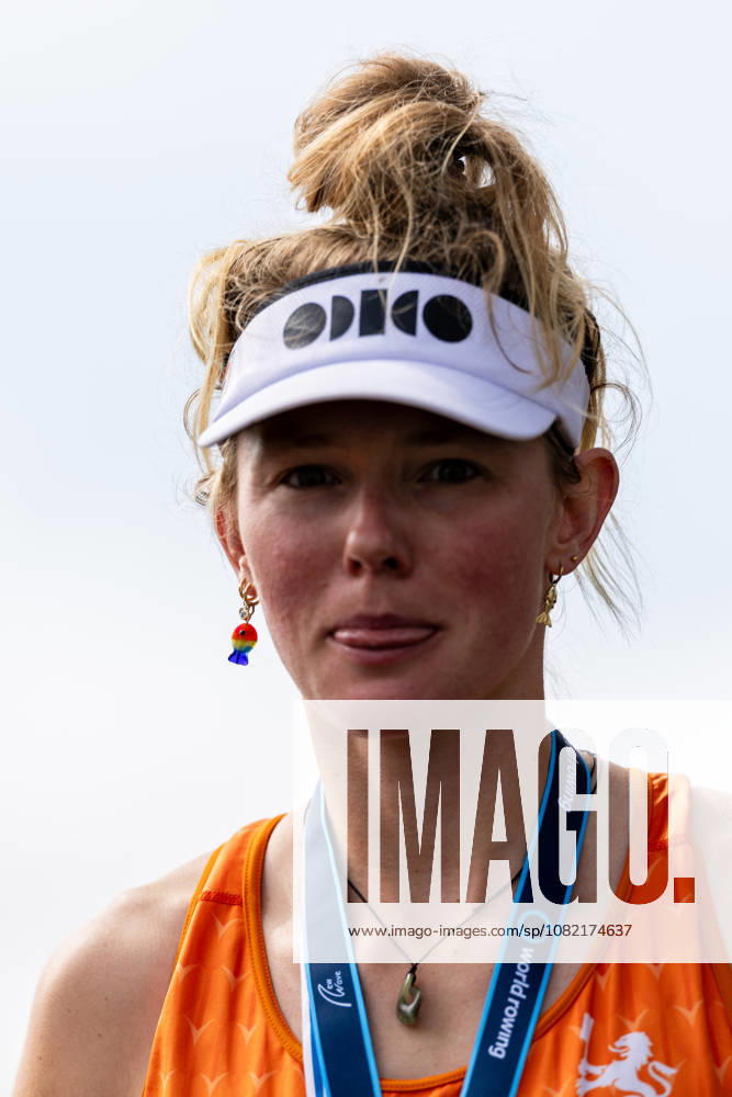 30 Aug 2026 World Rowing Championships AMSTERDAM, NETHERLANDS - AUGUST 30: Karolien Florijn of the Netherlands during 30 Aug 2026 World Rowing Championships at Bosbaan on August 30, 2026 in Amsterdam, Netherlands. Amsterdam Bosbaan Netherlands Content not available for redistribution in The Netherlands directly or indirectly through any third parties.