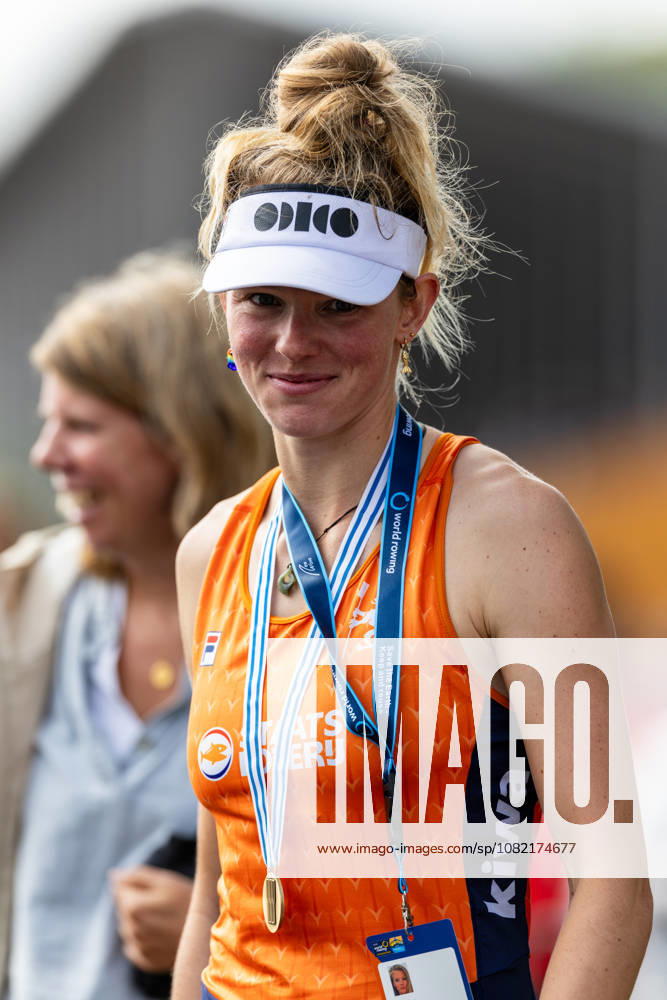 30 Aug 2026 World Rowing Championships AMSTERDAM, NETHERLANDS - AUGUST 30: Karolien Florijn of the Netherlands during 30 Aug 2026 World Rowing Championships at Bosbaan on August 30, 2026 in Amsterdam, Netherlands. Amsterdam Bosbaan Netherlands Content not available for redistribution in The Netherlands directly or indirectly through any third parties.