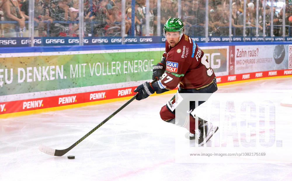 Gabriel Fontaine Single Image, Cutout, Action, Sports, Ice Hockey, Penny DEL (German Ice Hockey League), Exhibition Game, 2026–2027 Season, August 30, 2026, EHC Eisbären Berlin (EBB) vs. Lausitzer Füchse