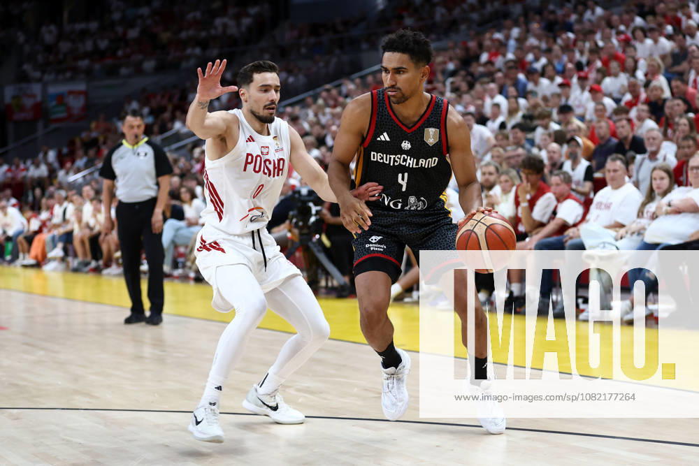 Poland v Germany: Group K - FIBA Basketball World Cup 2027 European Qualifier Andrzej Pluta and Maodo Lo during the FIBA Basketball World Cup European Qualifier Group K match between Poland and Germany at Ergo Arena in Gdansk, Poland, on August 30, 2026. Gdansk Poland