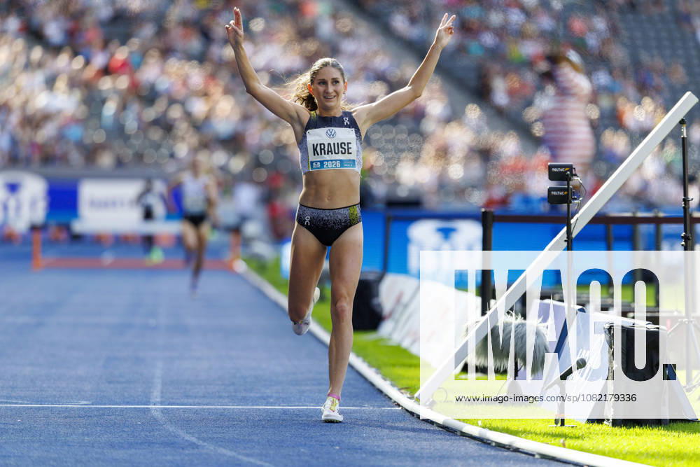 Gesa KRAUSE (GER Germany) wins the 2000m steeplechase during the ISTAF at Olympic Stadium on August 30, 2026 in Berlin, Germany. Germany