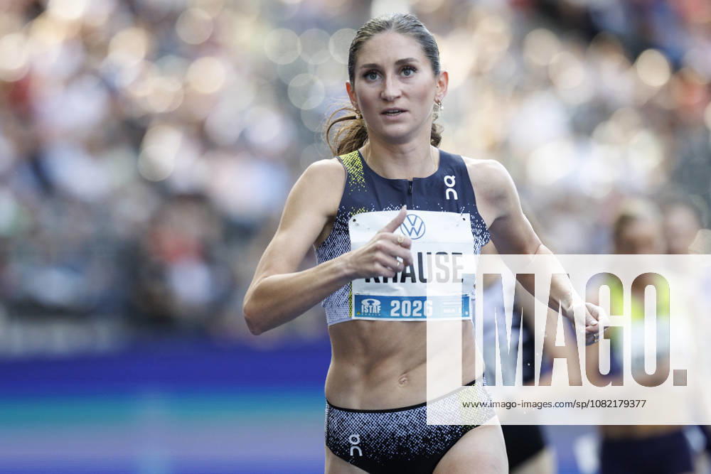 Gesa KRAUSE (GER Germany) wins the 2000m steeplechase during the ISTAF at Olympic Stadium on August 30, 2026 in Berlin, Germany. Germany