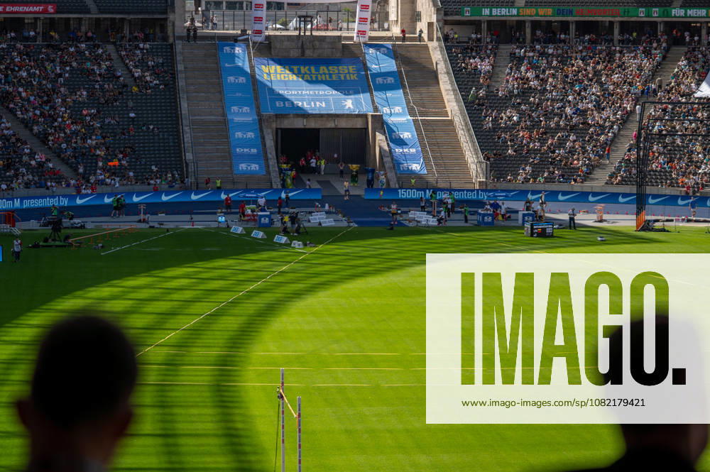 German Track and Field, Track and Field Meet, ISTAF 2026 Sports Festival on August 30, 2026, at the Olympic Stadium in Berlin; View of the javelin throw from the stands
