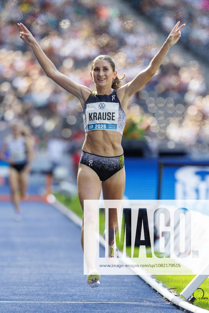 Gesa KRAUSE (GER Germany) wins the 2000m steeplechase during the ISTAF at Olympic Stadium on August 30, 2026 in Berlin, Germany. Germany