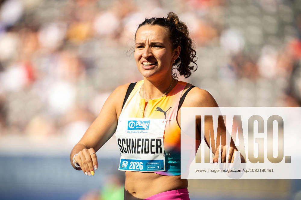 Rosina SCHNEIDER (GER Germany) competing in the Women 110M hurdles, during the ISTAF at Olympic Stadium on August 30, 2026 in Berlin, Germany.