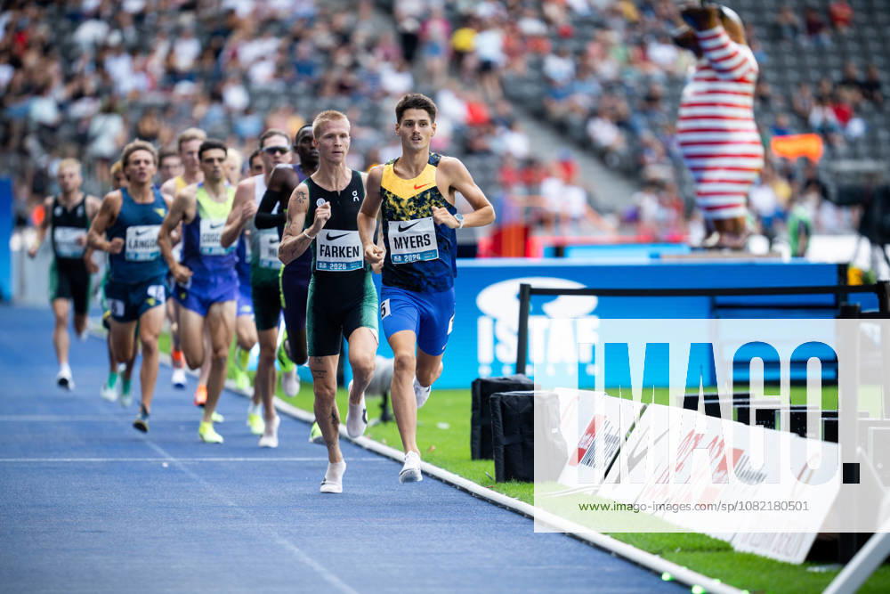 Cameron MYERS (AUS Australia) competing in the Men 1500M, during the ISTAF at Olympic Stadium on August 30, 2026 in Berlin, Germany.