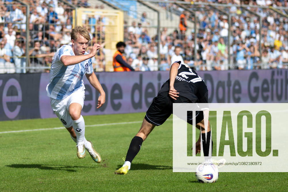 Fabio Wagner t9 TSV 1860 Munich, TSV 1860 Munich vs. TSV Landsberg, soccer, Bavarian Regional League, Matchday 6, August 30, 2026. DFB regulations prohibit any use of photographs as image sequences and or quasi-video. Munich, Bavaria, Germany