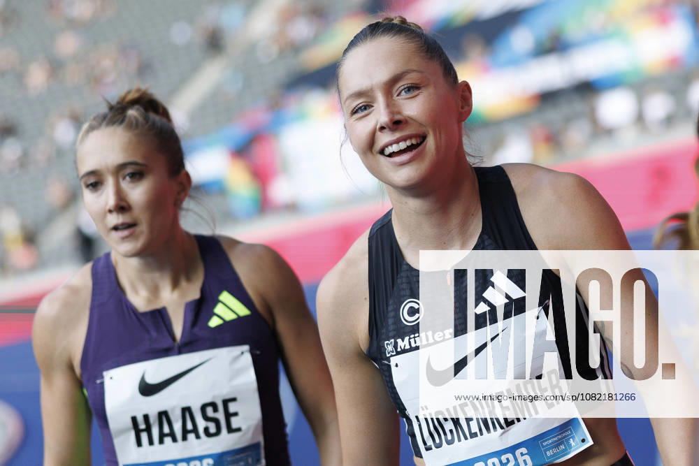 Gina LÜCKENKEMPER (GER Germany) after the 100m during the ISTAF at Olympic Stadium on August 30, 2026 in Berlin, Germany. Germany