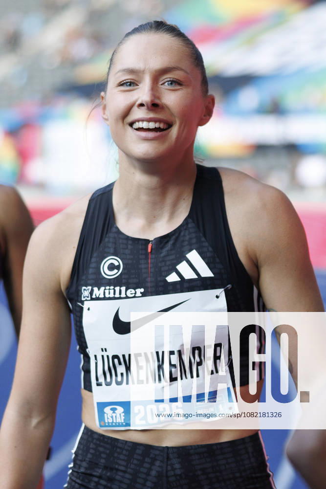 Gina LÜCKENKEMPER (GER Germany) after the 100m during the ISTAF at Olympic Stadium on August 30, 2026 in Berlin, Germany. Germany