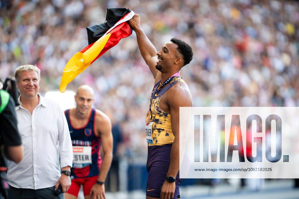 Leo NEUGEBAUER (GER Germany) competing in the Men 1500M Decathlon, during the ISTAF at Olympic Stadium on August 30, 2026 in Berlin, Germany.