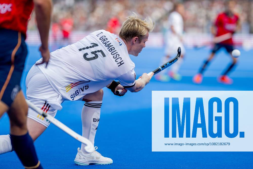 Wavre, 30-08-2026, , FIH Hockey World Cup 2026 Men, 2026. Tom Grambusch in action during the FIH World Cup Final Spain - Germany (men) Spain - Germany (men) x206249904x