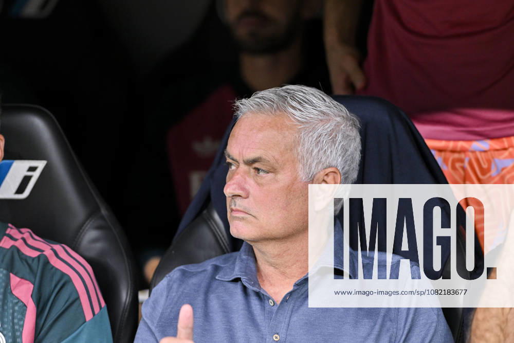 JOSE MOURINHO heach coach of Real Madrid CF during the match on Matchday 3 of the 2026-27 National League First Division Championship between REAL MADRID C.F. and MALAGA CF, played at the Bernabeu Stadium on August 30, 2026, in Madrid, Spain. Madrid Spain - ZUMAc312 20260830_zsp_c312_001