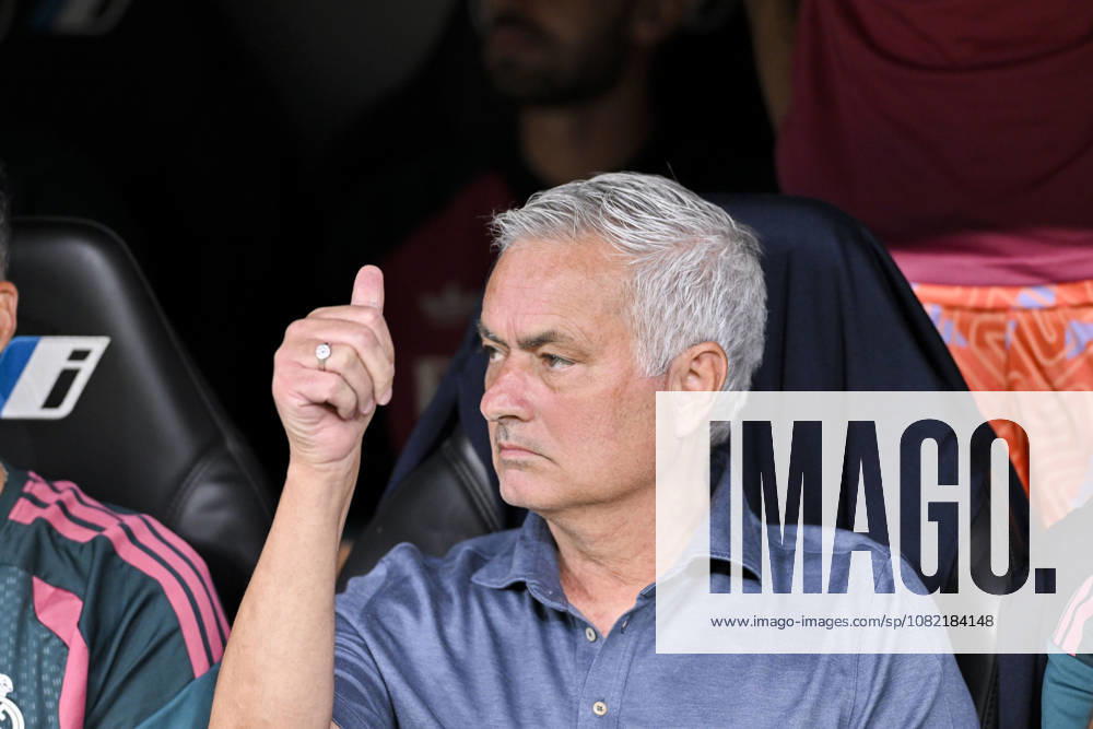 JOSE MOURINHO heach coach of Real Madrid CF during the match on Matchday 3 of the 2026-27 National League First Division Championship between REAL MADRID C.F. and MALAGA CF, played at the Bernabeu Stadium on August 30, 2026, in Madrid, Spain. Madrid Spain - ZUMAc312 20260830_zsp_c312_004