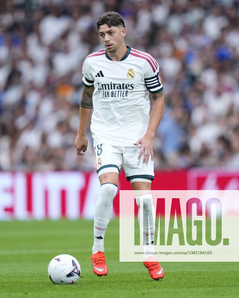 ESP: Real Madrid - Malaga CF. La Liga EA Sports. Matchday 3. Federico Valverde of Real Madrid CF during the La Liga EA Sports match between Real Madrid and Malaga CF played at Santiago Bernabeu Stadium on 30 Aug 2026 in Madrid, Spain. kpng
