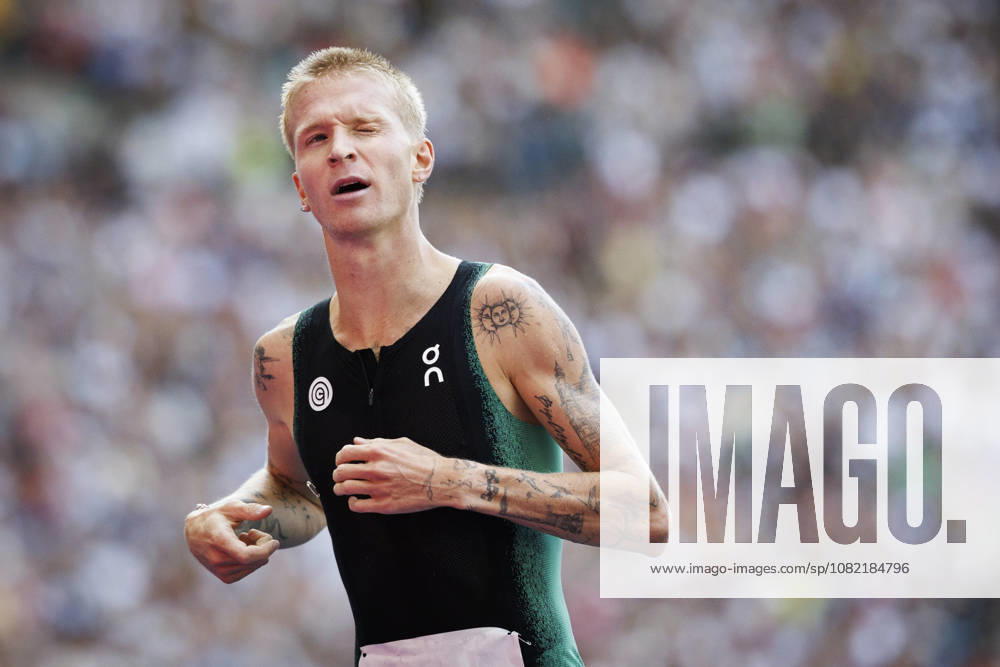 Robert FARKEN (GER Germany) after the 1500m during the ISTAF at Olympic Stadium on August 30, 2026 in Berlin, Germany. Germany