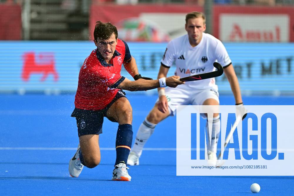 Spain s José Basterra in action during a Field hockey, Feldhockey game between Spain and Germany, the men s final at the 2026 Hockey World Cup, on Sunday 30 August 2026, in Wavre. The 2026 edition of the Hockey World Cup takes place in Belgium and The Netherlands from August 15 to August 30. DIRKxWAEM x184756359x