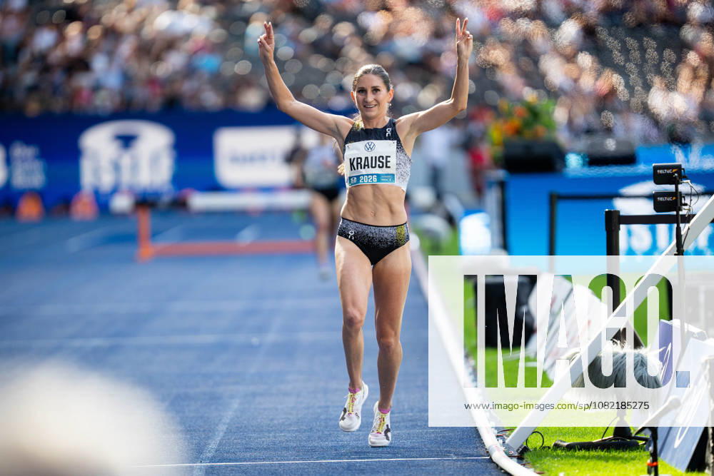 Gesa KRAUSE (GER Germany) competing in the Women 3000M Steeplechase, during the ISTAF at Olympic Stadium on August 30, 2026 in Berlin, Germany.