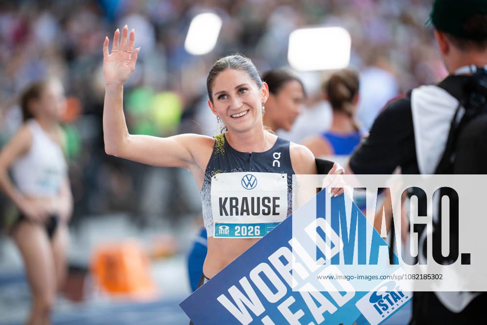 Gesa KRAUSE (GER Germany) competing in the Women 3000M Steeplechase, during the ISTAF at Olympic Stadium on August 30, 2026 in Berlin, Germany.